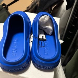 brand new prada Mellow Rubber Mules
